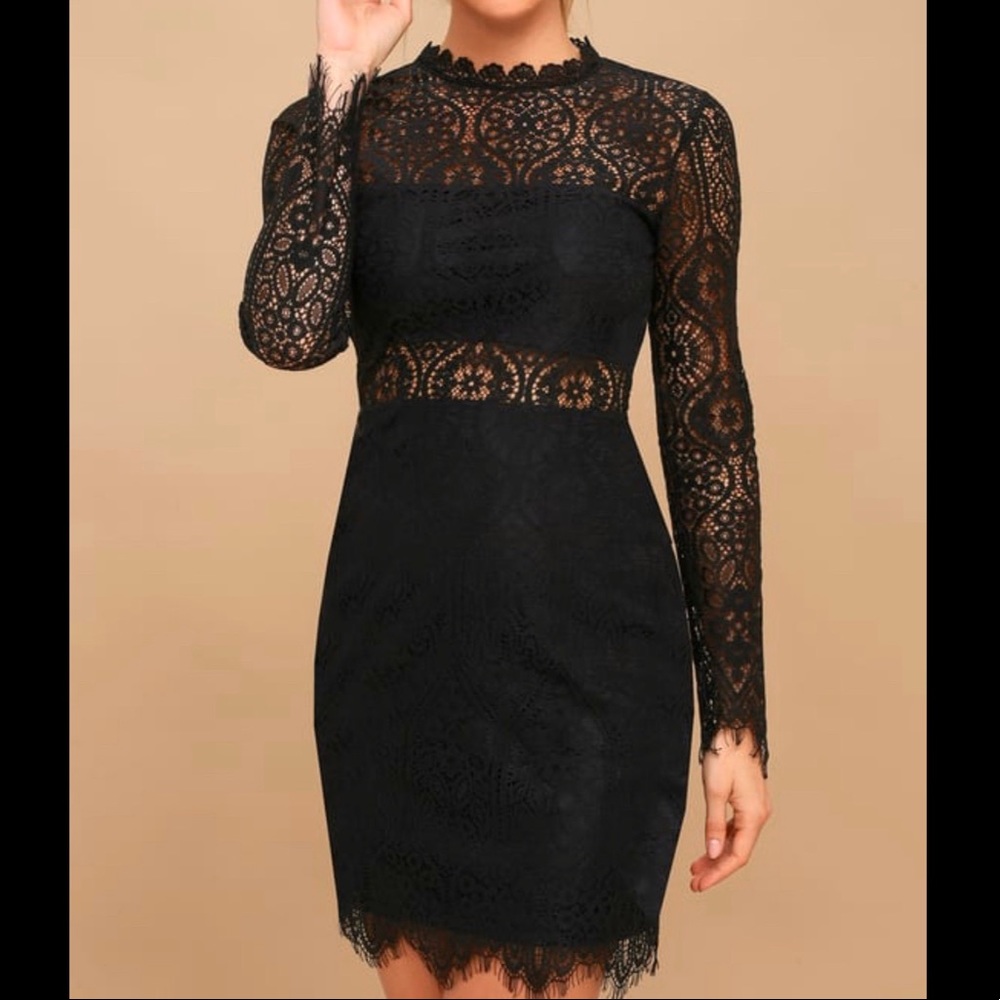 COPY - Lulu’s Lace LS dress